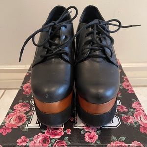 Jeffrey Campbell Heeled Oxford Size 36.5